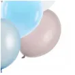 balony pastel metalik mix niebieski partydeco 12 10 szt