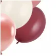 balony pastel metalik mix rozowy partydeco 12 10 szt