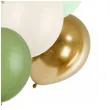 balony pastel metalik mix zielony partydeco 12 10 szt