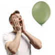 balony pastel oliwkowy belbal 12 100 szt
