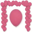 balony pastel rose decomex rozowy 9 100 szt