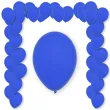 balony pastel royal blue decomex niebieski 11 100 szt