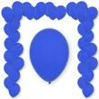 balony pastel royal blue decomex niebieski 9 100 szt