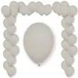 balony pastel sand decomex szary piaskowy 9 100 szt