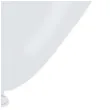 balony pastel serce bez nadruku bialy gemar 6 100 szt