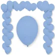 balony pastel sky blue decomex blekitny 11 100 szt