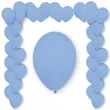 balony pastel sky blue decomex blekitny jasny 9 100 szt
