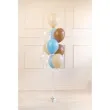 balony pastel transparent mix partydeco 12 10 szt