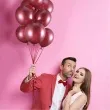 balony pastelowe bordowe strong 9 100 szt