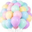 balony pastelowe mix strong balloons partydeco 9 50szt