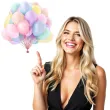 balony pastelowe mix strong balloons partydeco 9 50szt