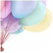 balony pastelowe mix strong balloons partydeco 9 50szt