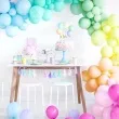 balony pastelowe mix strong partydeco 9 100szt