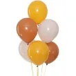 balony pastelowe mokka partypal 5 20 szt