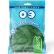 balony pastelowe oliwkowy partypal 12 100 szt