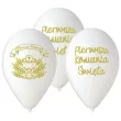 balony pierwsza komunia biale gemar 13 5 szt