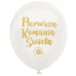 balony pierwsza komunia swieta biale dekoracjepolska 12 5 szt
