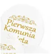 balony pierwsza komunia swieta transparent deco mariage 14 5 szt
