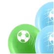 balony pilka nozna soccer fans zielono blekitny pastel procos 11 8 szt