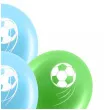 balony pilka nozna soccer fans zielono blekitny pastel procos 11 8 szt