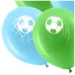 balony pilka nozna soccer fans zielono blekitny pastel procos 11 8 szt