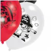 balony piraci pastel mix amscan 9 6 szt