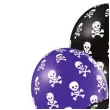 balony pirackie czaszki mix belbal 12 6 szt