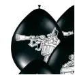 balony pirackie klimaty czarne folat 30 8 szt