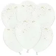 balony plamki pastel biale strong 12 50 szt