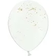 balony plamki pastel biale strong 12 6 szt