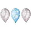balony platki sniegu metalik mix gemar 12 5 szt
