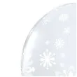 balony platki sniegu transparentne qualatex 11 25 szt