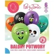 balony potwory naklejki pastel mix arpex 10 6 szt