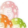 balony premium cyfra 5 mix godan 13 5 szt