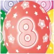 balony premium cyfra 8 mix gemar 13 5 szt