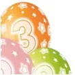 balony premium cyfrra 3 mix godan 13 5 szt