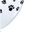 balony psie lapy bialy qualatex 11 25 szt