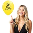 balony pszczolka bee happy zolte qualatex 11 25 szt