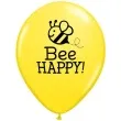 balony pszczolka bee happy zolte qualatex 11 25 szt
