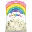 balony rainbow metalizowane biale partydeco 11 100 szt