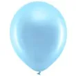 balony rainbow metalizowane blekitne partydeco 11 10 szt