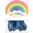 balony rainbow metalizowane granatowe partydeco 9 10 szt