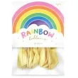 balony rainbow metalizowane kremowe partydeco 9 10 szt