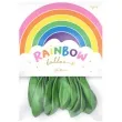 balony rainbow metalizowane limonkowe partydeco 11 10 szt