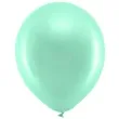 balony rainbow metalizowane mietowe partydeco 11 10 szt