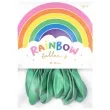 balony rainbow metalizowane mietowe partydeco 11 10 szt