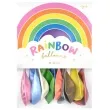 balony rainbow metalizowane mix partydeco 11 10 szt
