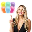 balony rainbow metalizowane mix partydeco 9 100 szt