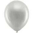 balony rainbow metalizowane srebrne partydeco 11 10 szt