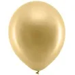 balony rainbow metalizowane zlote partydeco 11 100 szt